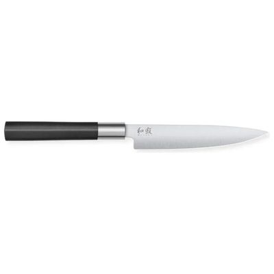 KAI Wasabi Black 6715U – Coltello universale, lama 15 cm