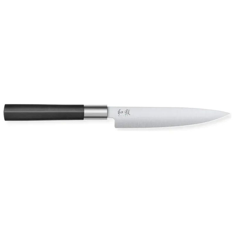 KAI Wasabi Black 6715U – Coltello universale, lama 15 cm
