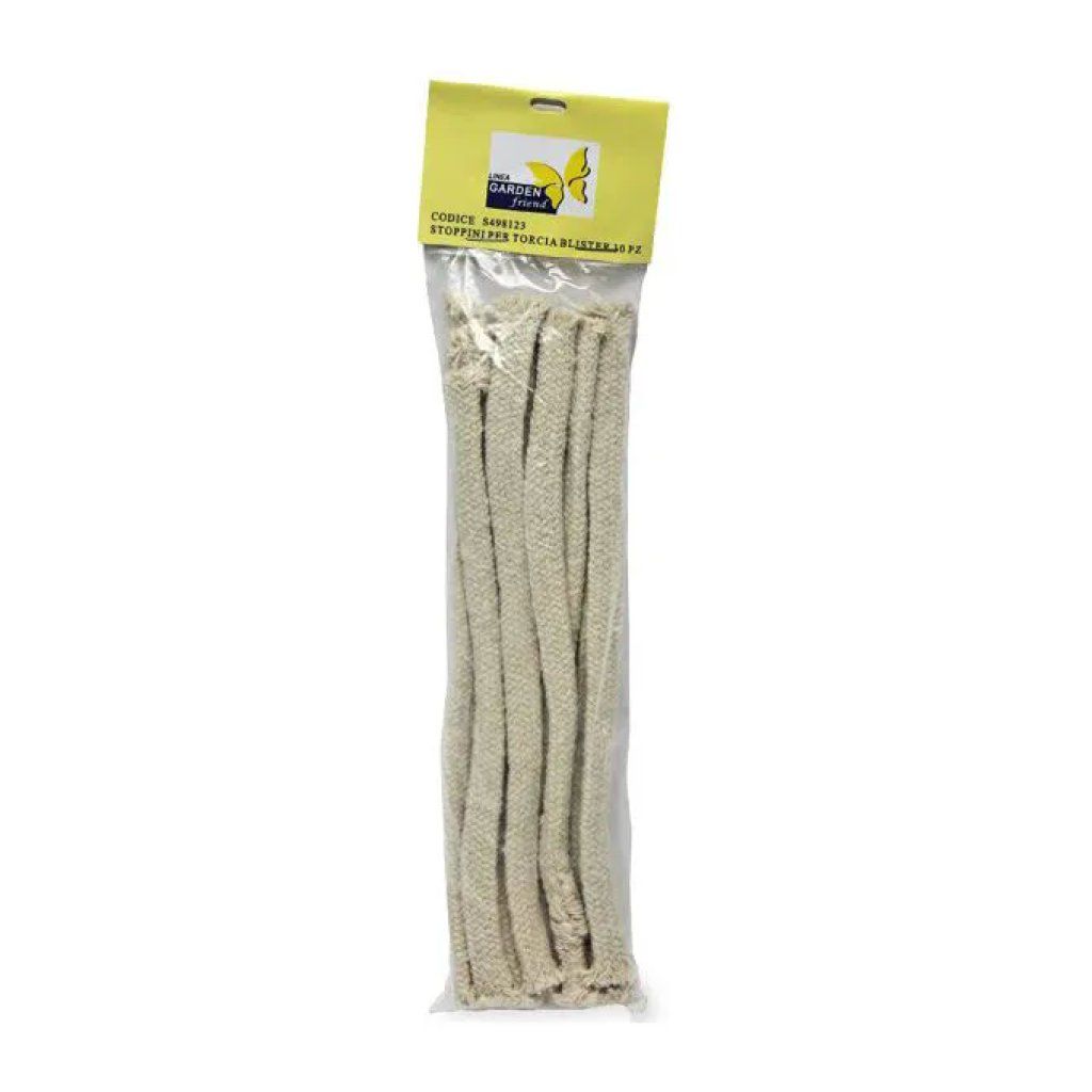 Garden Friend 88739 – Stoppini intrecciati per torce in bamboo, 12 pezzi