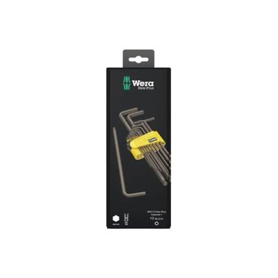 Wera 950-13 Hex-Plus Imperial – Set 13 chiavi a brugola in pollici