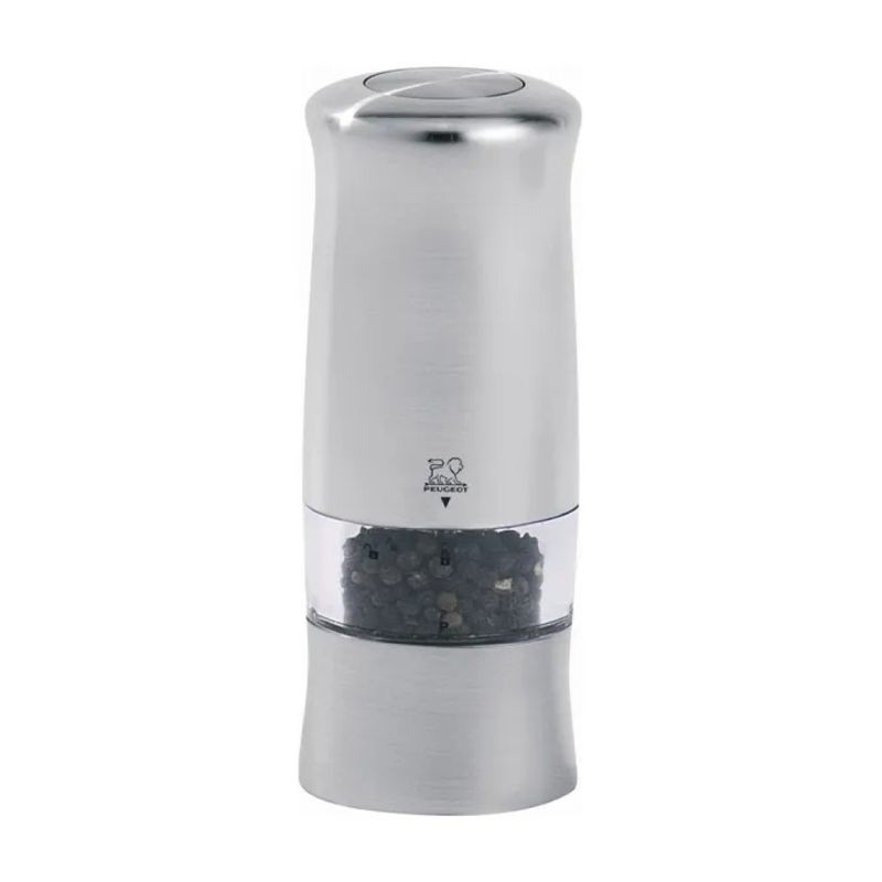 Peugeot Zeli 24079 – Macinapepe elettrico in acciaio inox, 14 cm