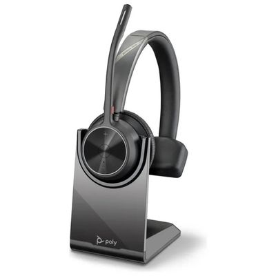 HP Poly Voyager 4310 UC – Cuffia monoaurale Bluetooth 5.2 con adattatore USB-A e base di ricarica HP Poly Voyager 4310 UC – Cuffia monoaurale Bluetooth 5.2 con adattatore USB-A e base di ricarica