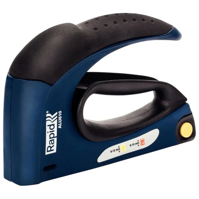 Rapid ALU610 Graffatrice Manuale in Alluminio, Blu