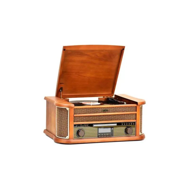 Reflexion HIF2002DAB Impianto Hi-Fi Retrò con DAB+, Bluetooth, CD e Cassetta