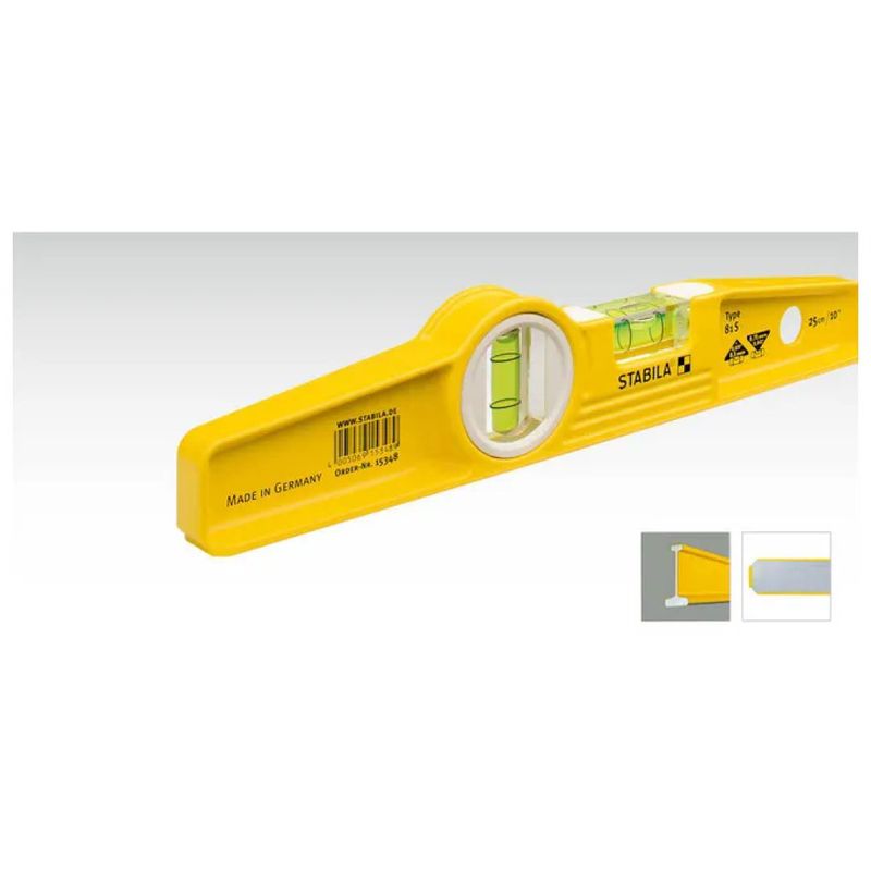STABILA 02501 Livella in alluminio da 25 cm