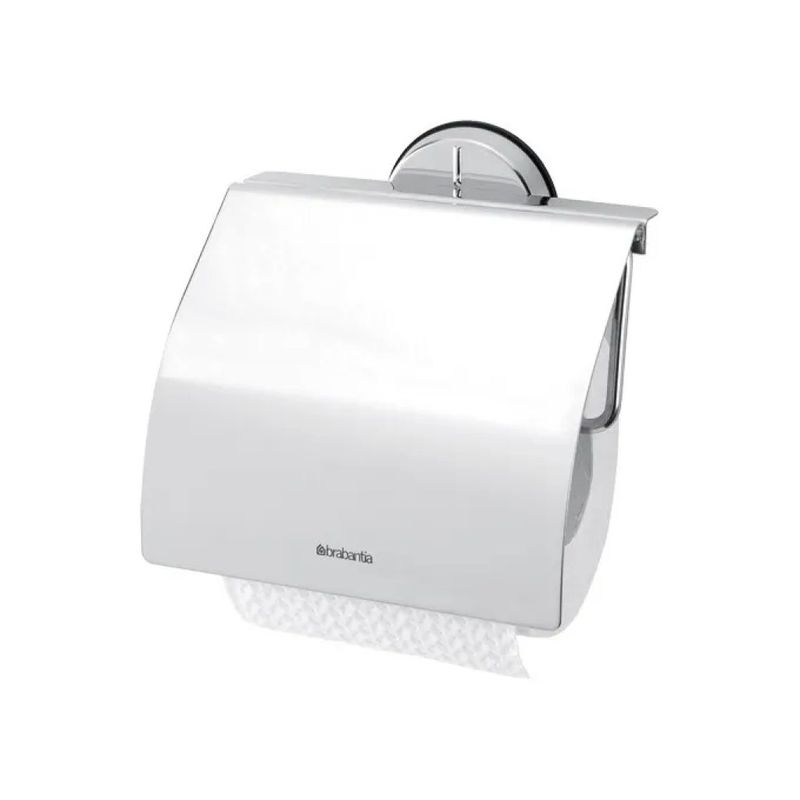 Brabantia 427602 – Porta carta igienica da parete in acciaio inox