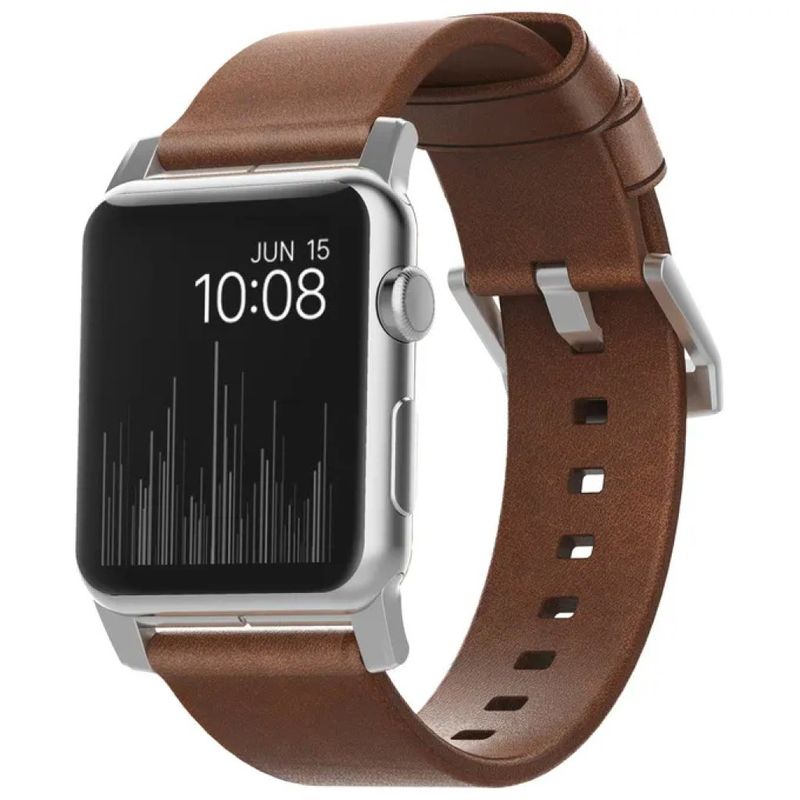 Nomad NM1A4RSM00 – Cinturino in pelle marrone per Apple Watch Nomad NM1A4RSM00 – Cinturino in pelle marrone per Apple Watch