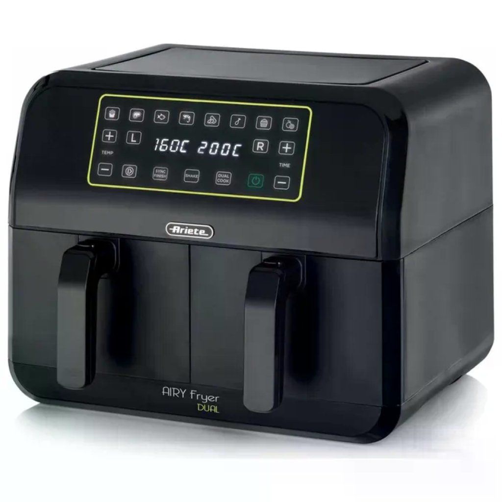 Ariete 4623 Airy Fryer Dual Friggitrice ad Aria 8 L