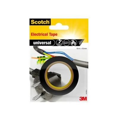3M Scotch 4401BLA Nastro Isolante Elettrico Nero, 10 m x 15 mm 3M Scotch 4401BLA Nastro Isolante Elettrico Nero, 10 m x 15 mm
