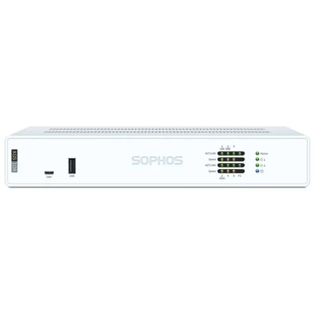Sophos XGS 108 Firewall Hardware, 6 porte LAN 2,5 Gbit/s