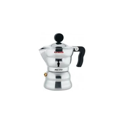 Alessi Moka AAM33/1 Caffettiera Espresso Nera, 1 Tazza Alessi Moka AAM33/1 Caffettiera Espresso Nera, 1 Tazza