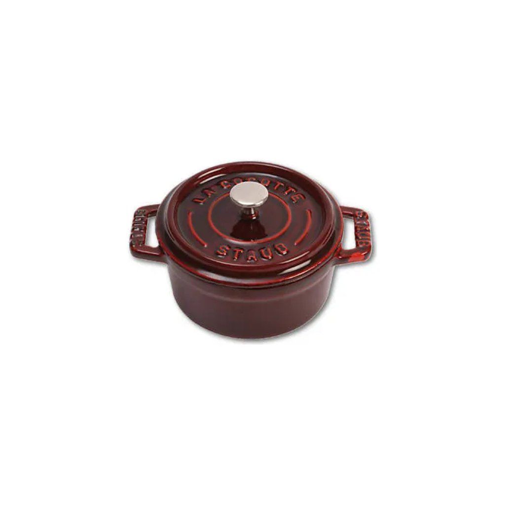 Staub Minis pentola singola in ghisa rossa, 10 cm, 0,25 L