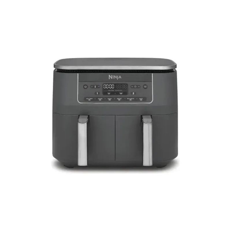 Ninja DZ300EU Friggitrice ad Aria Dual Zone 7,6 L, 2400 W, Grigia