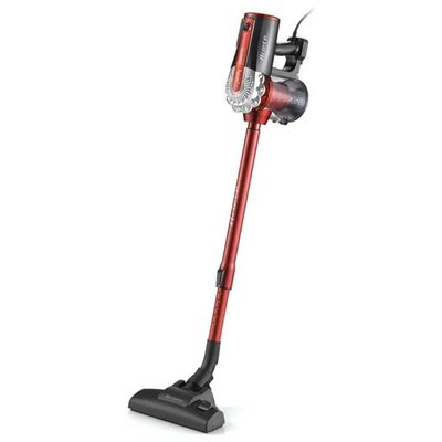 Ariete 2761 Handy Force Scopa Elettrica 2 in 1, 600 W, Senza Sacco, Nero e Rosso