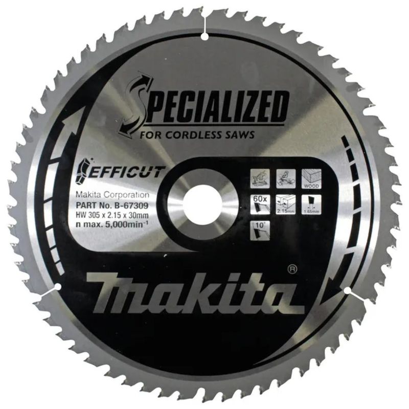 Makita B-67309 Lama Circolare 30,5 cm, 60 Denti Makita B-67309 Lama Circolare 30,5 cm, 60 Denti
