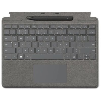Microsoft Surface Pro Signature Keyboard con Slim Pen 2 – Platino Microsoft Surface Pro Signature Keyboard con Slim Pen 2 – Platino