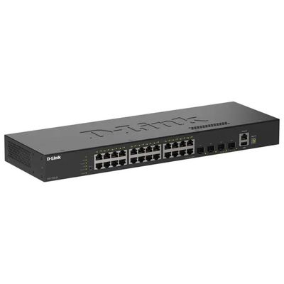 D-Link DGS-1530-28/E Switch Smart Managed Gigabit 24 porte con 4 porte SFP+ 10G