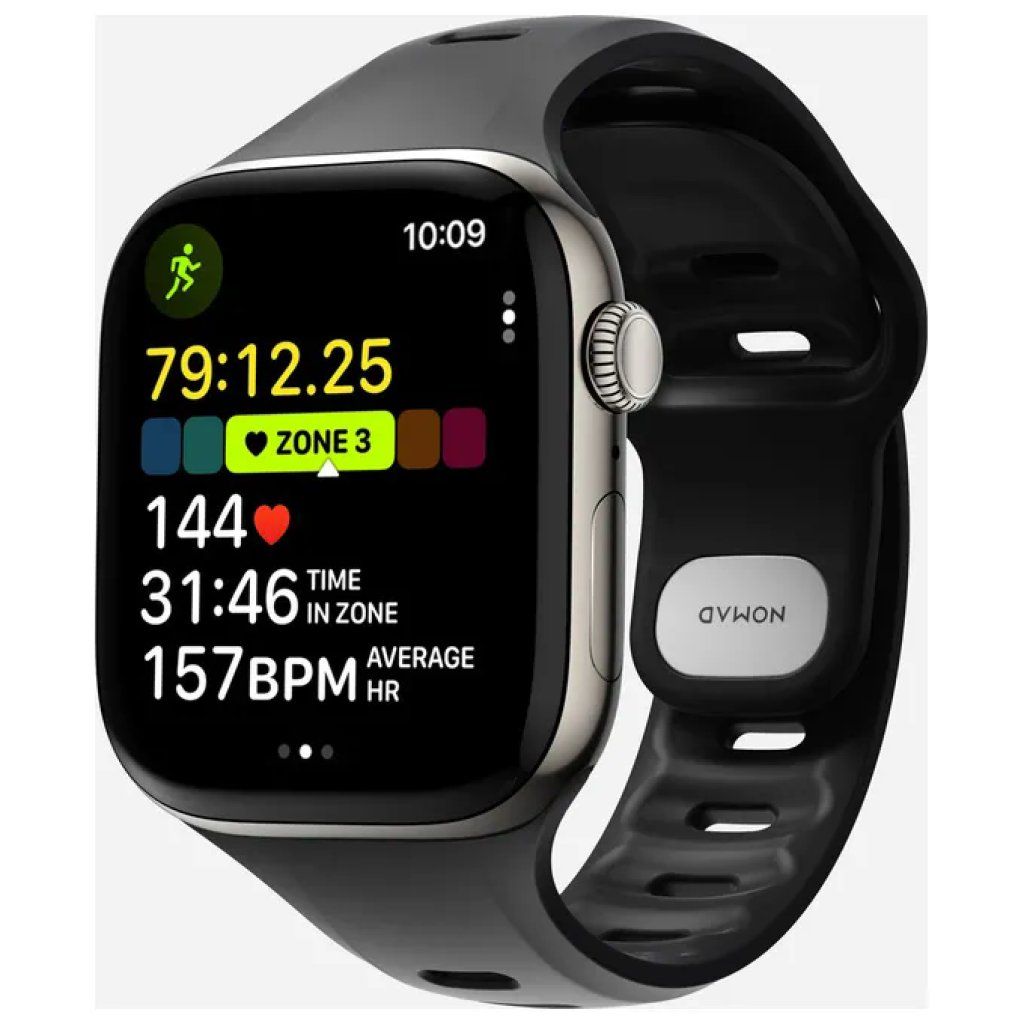 Nomad Tempo Band NM011406858 – Cinturino Nero per Apple Watch 42 mm