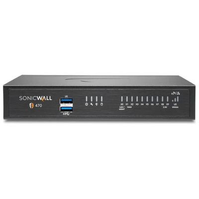 SonicWall TZ470 Firewall hardware, 8 porte Gigabit Ethernet