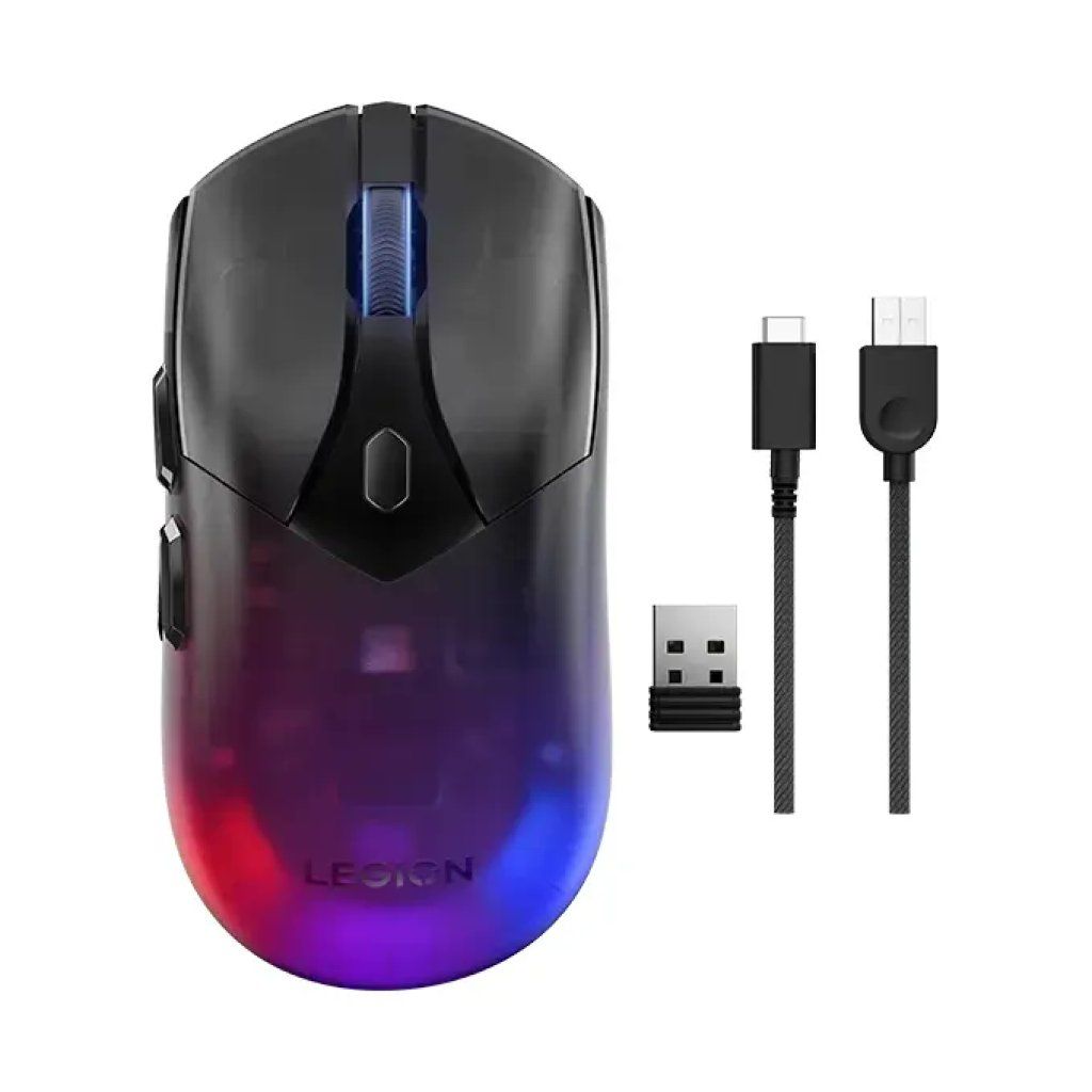 Lenovo Legion M410 Mouse Gaming Wireless e Cablato, 16000 DPI, RGB