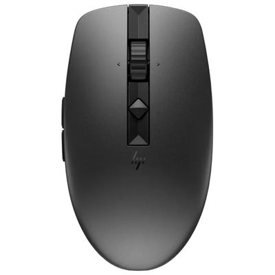 HP 715 Mouse wireless ricaricabile multidispositivo, Bluetooth 5.3, 7 pulsanti, 3000 DPI, nero