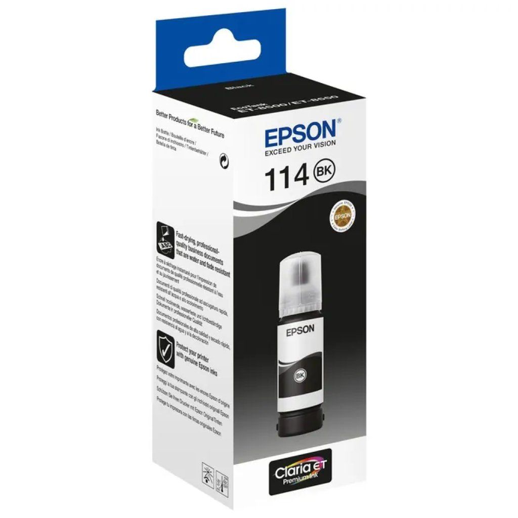 Epson 114 EcoTank Inchiostro Nero Pigmentato Epson 114 EcoTank Inchiostro Nero Pigmentato