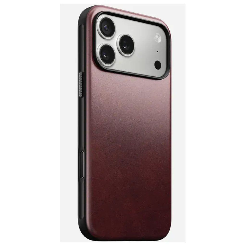 Nomad Modern Leather Case per iPhone 17 Pro Max – Borgogna Nomad Modern Leather Case per iPhone 17 Pro Max – Borgogna