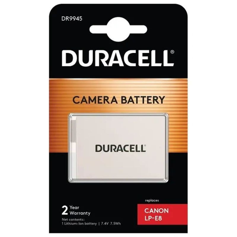 Duracell DR9945 – Batteria compatibile con Canon LP-E8