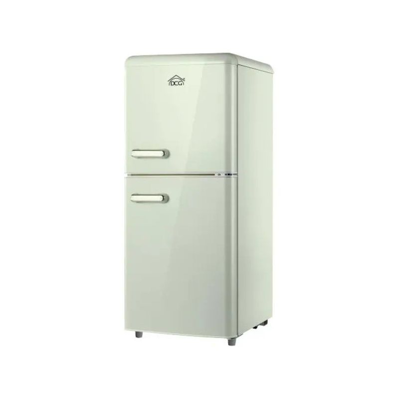 DCG MF110CCDP Frigorifero Combinato Retrò 110 L Crema