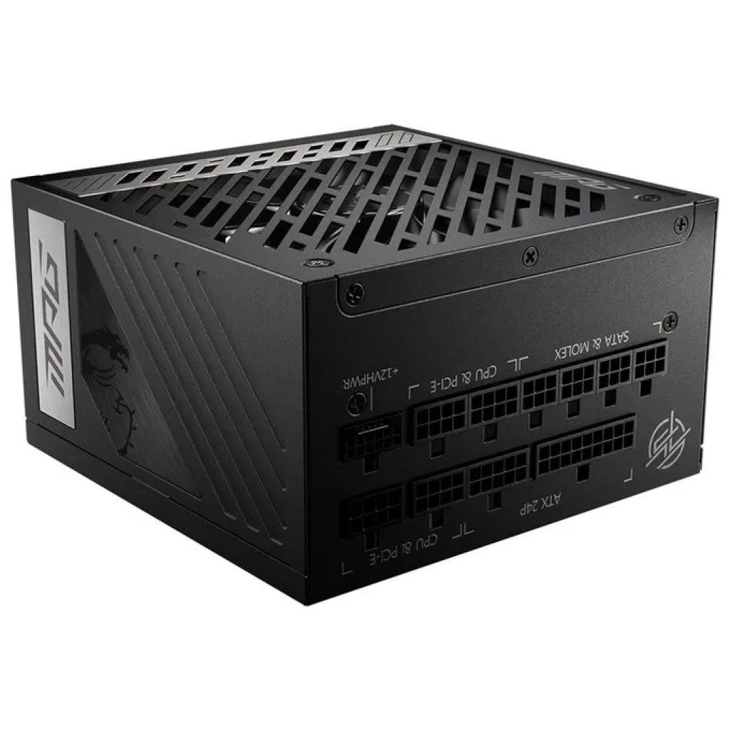 MSI MPG A1000G PCIE5 Alimentatore PC 1000W 80 PLUS Gold MSI MPG A1000G PCIE5 Alimentatore PC 1000W 80 PLUS Gold