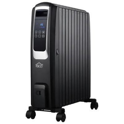DCG Eltronic RA2910D Radiatore ad Olio Digitale 2500 W Nero