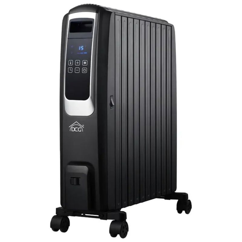 DCG Eltronic RA2910D Radiatore ad Olio Digitale 2500 W Nero