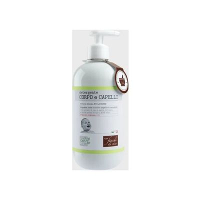 Fiocchi di Riso Detergente Corpo e Capelli al Talco 400 ml