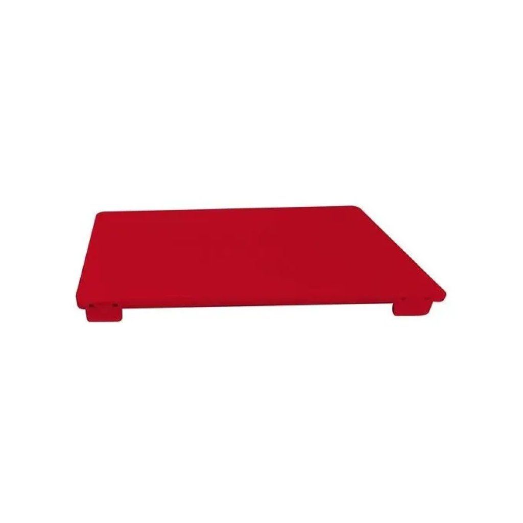 Bisetti Tagliere da Cucina in Polietilene Rosso 40 x 30 cm