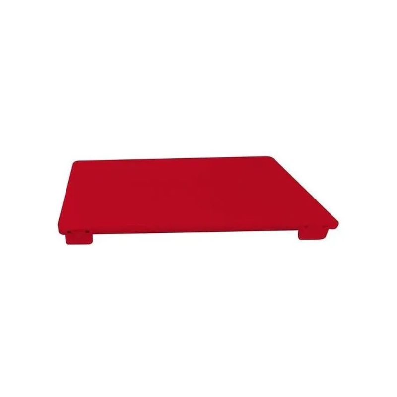 Bisetti Tagliere da Cucina in Polietilene Rosso 40 x 30 cm