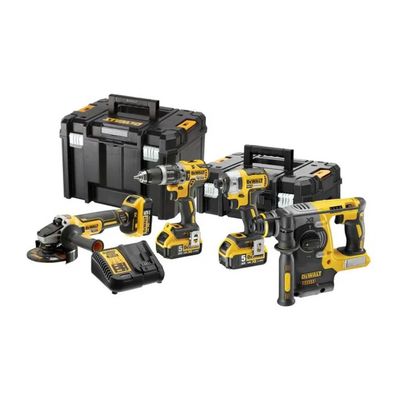 DeWalt DCK422P3T Kit 4 Utensili 18V con 3 Batterie da 5,0 Ah DeWalt DCK422P3T Kit 4 Utensili 18V con 3 Batterie da 5,0 Ah