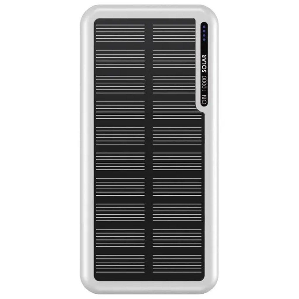 Boompods Obi Powerbank Solare 10.000 mAh Bianco