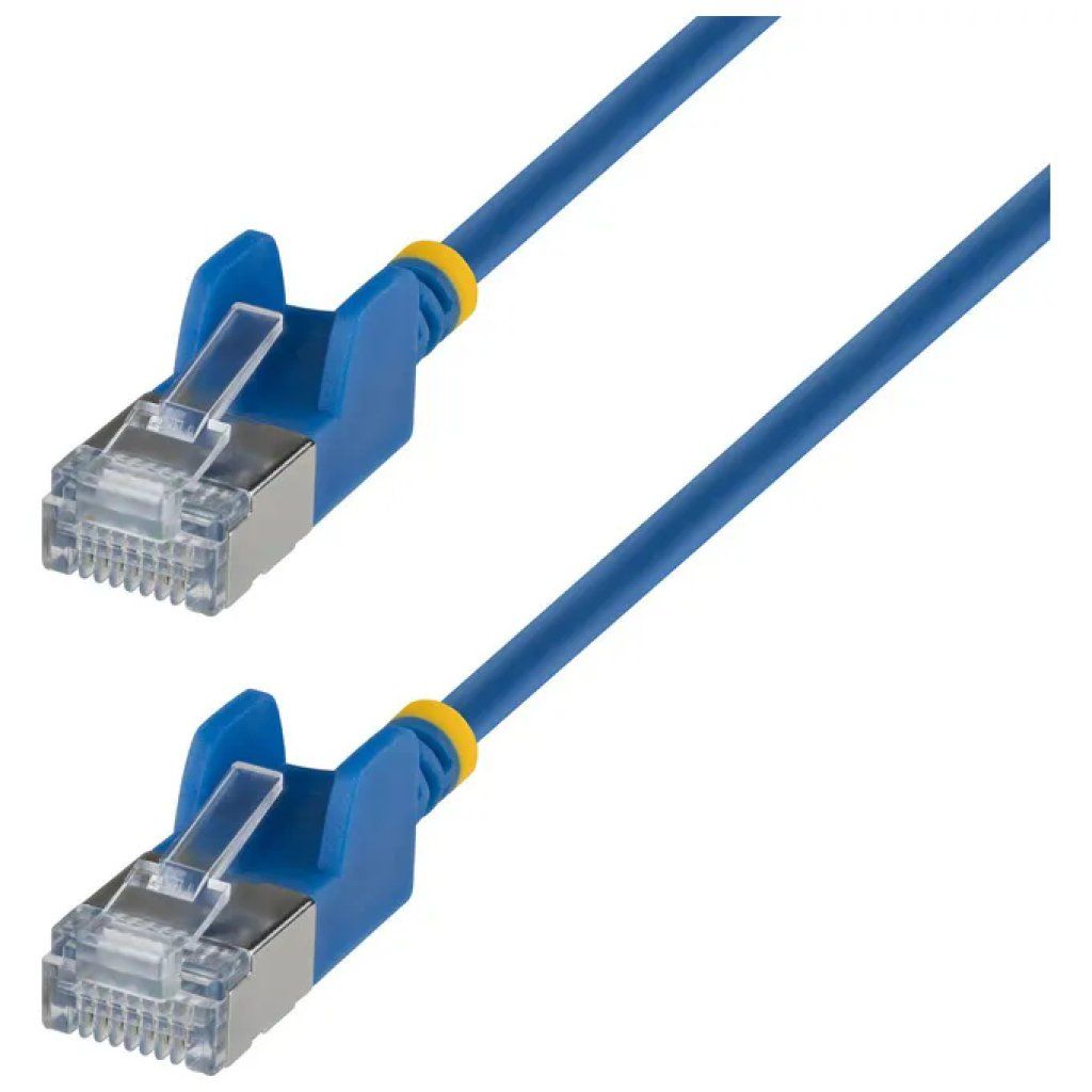 STARTECH.COM Cavo Ethernet StarTech.com Cat6a Ultra Slim U/FTP, 1,5 m, blu