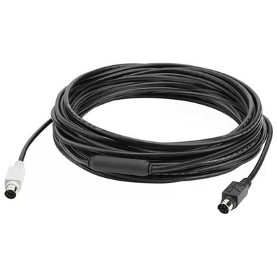 LOGITECH Cavo prolunga Logitech GROUP Mini-DIN 6 pin, 10 m, nero