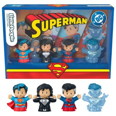 FISHER PRICE Fisher-Price Little People Collector Superman Through the Ages – Set da 4 figure