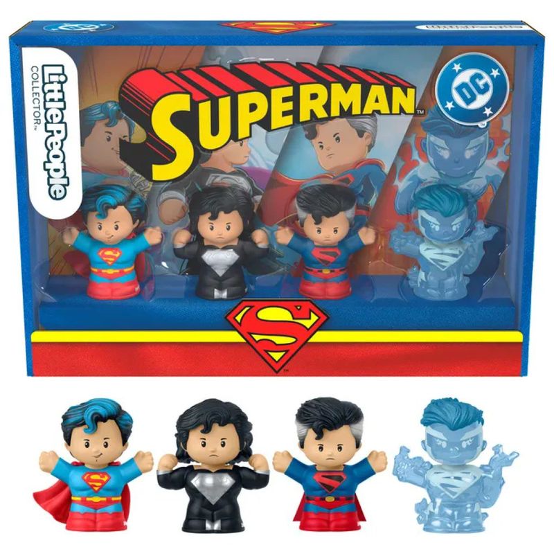 FISHER PRICE Fisher-Price Little People Collector Superman Through the Ages – Set da 4 figure