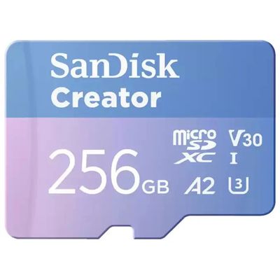 SanDisk microSDXC 512 GB A2 V30 UHS-I U3, fino a 190 MB/s, con adattatore SanDisk microSDXC 512 GB A2 V30 UHS-I U3, fino a 190 MB/s, con adattatore