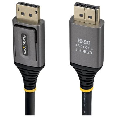 StarTech.com Cavo DisplayPort 2.1 DP80 da 1,5 m, 80 Gbit/s, 8K, 240 Hz, HDR, nero StarTech.com Cavo DisplayPort 2.1 DP80 da 1,5 m, 80 Gbit/s, 8K, 240 Hz, HDR, nero