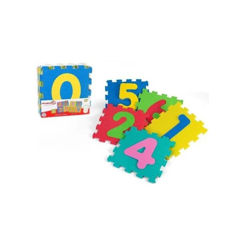 Globo 05094 – Tappeto Puzzle Numeri, 9 Pezzi