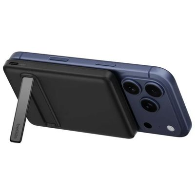 Belkin BOOSTCHARGE Slim Power Bank Magnetico Qi2 5000 mAh 20 W Nero Belkin BOOSTCHARGE Slim Power Bank Magnetico Qi2 5000 mAh 20 W Nero