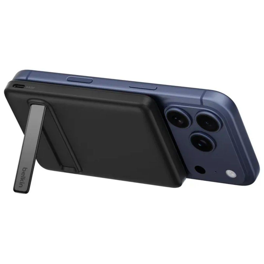 Belkin BOOSTCHARGE Power Bank Magnetico Qi2 5000 mAh, 20 W, Nero Belkin BOOSTCHARGE Power Bank Magnetico Qi2 5000 mAh, 20 W, Nero