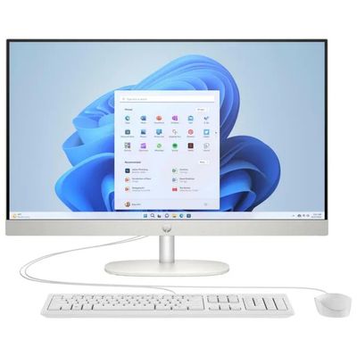 HP 27-cr1013nl All-in-One 27” Full HD, Core Ultra 5, 16 GB RAM, 512 GB SSD, Windows 11 - Bianco