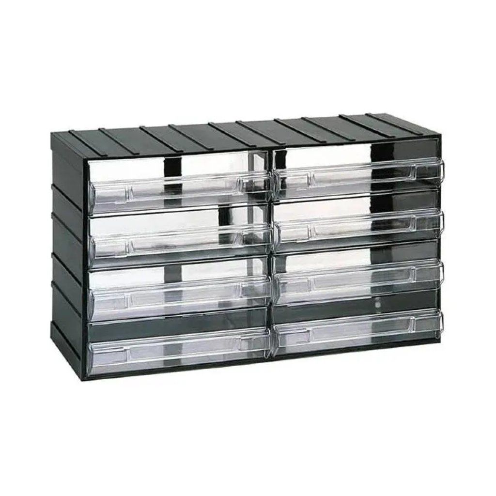 Art Plast Vario-Box ZA1628 – Cassettiera modulare a 8 cassetti grigia