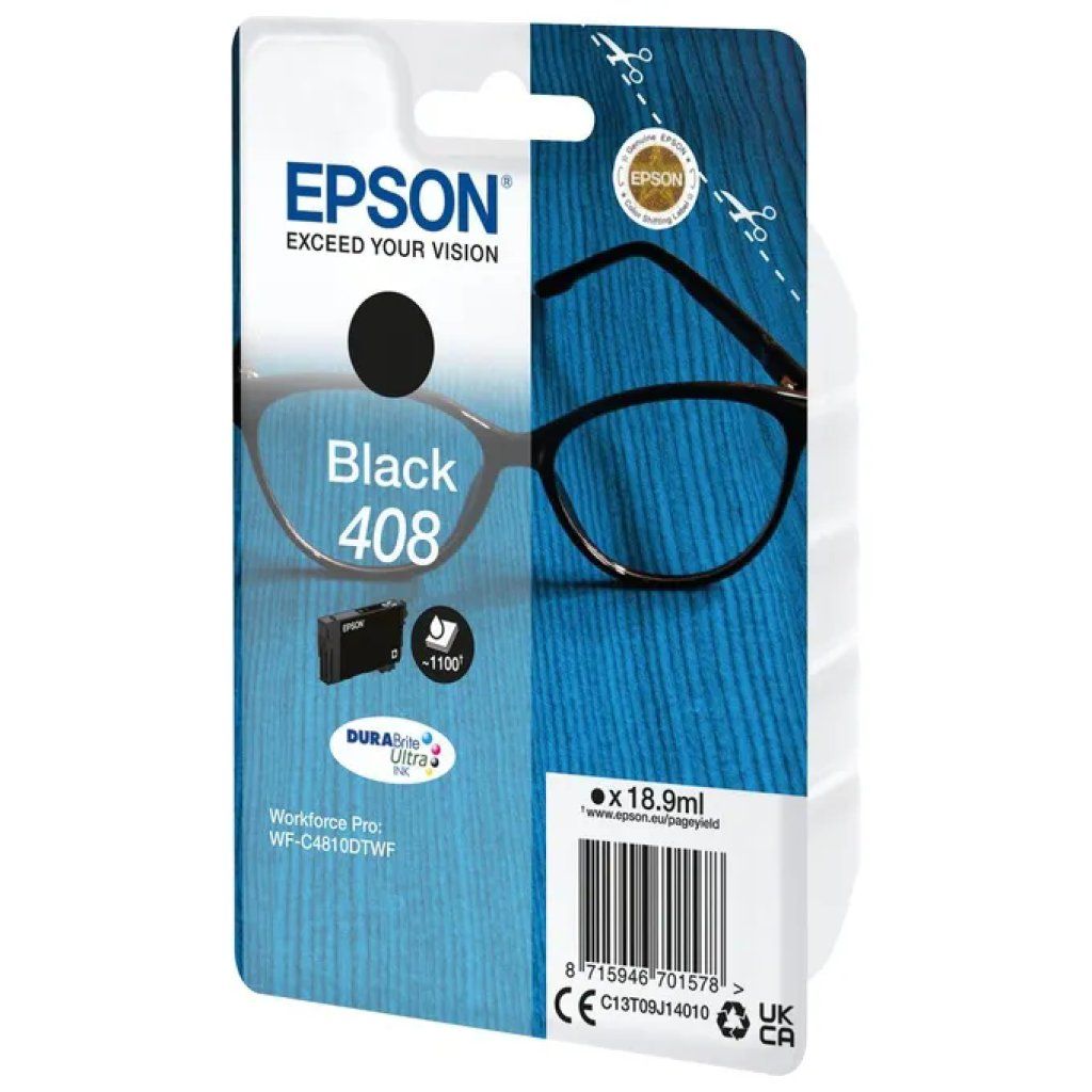 Epson 408 DURABrite Ultra Cartuccia Nera 18,9 ml