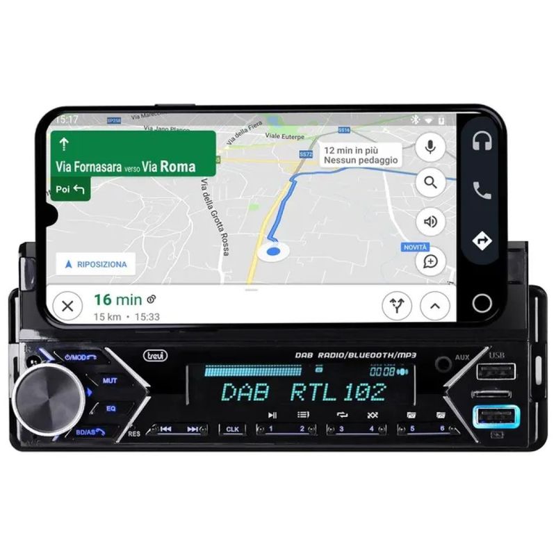 Trevi SCD 5753 DAB – Autoradio 1 DIN Bluetooth 5.0 Trevi SCD 5753 DAB – Autoradio 1 DIN Bluetooth 5.0